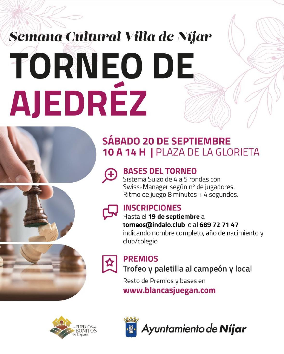 Torneo de Ajedrez. Villa de Níjar 2025