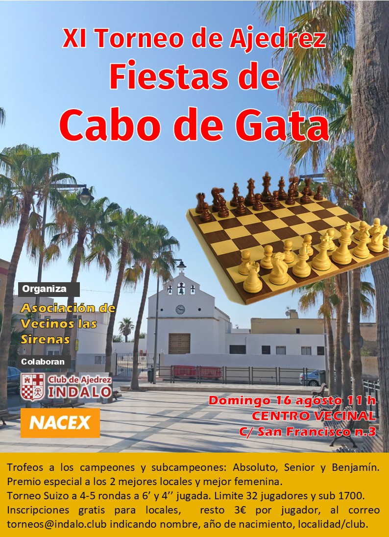 XI Torneo de Ajedrez Fiestas de Cabo de Gata